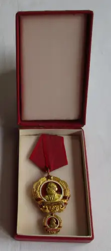 Original Orden Georgi Dimitroff 14 Karat Gold Bulgarien ca. 42,4g (124810)