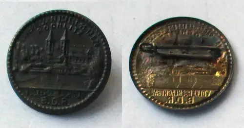 seltenes Abzeichen Kameradschaftsfest Rochlitz Völkerschlachtgau 1928 (132410)