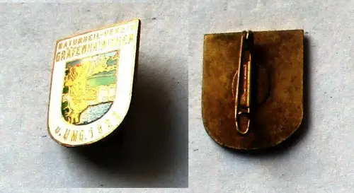 seltenes emailliertes Abzeichen Naturheil-Verein Gräfenhainichen 1923 (133001)