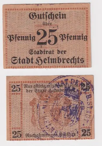 25 Pfennig Banknote Notgeld Stadt Helmbrechts o.D. (168481)