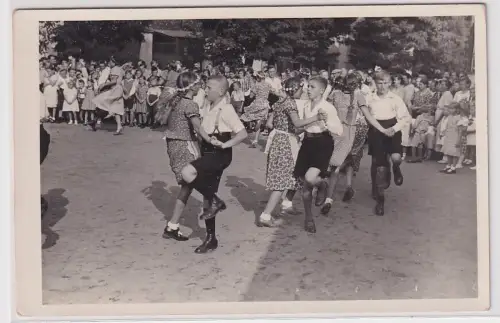 79309 Foto Ak Zörbig in Anhalt Volkfest September 1937