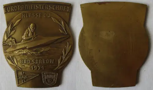 DDR Plakette Europameisterschaft Bad Saarow 1971 Klasse OJ ADMV (162664)