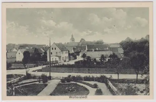 99235 Ak Wolferstedt Totalansicht 1929