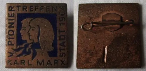 DDR Abzeichen V.Pioniertreffen Karl Marx Stadt 1964 (161243)