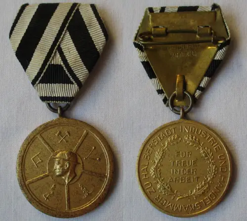 Medaille Industrie-& Handelskammer Halberstadt Für treue in der Arbeit (157109)