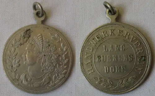 Medaille Handwerkerverein Langburkersdorf um 1900  (161861)