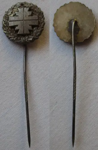Anstecknadel Deutscher Turnerbund FFFF Turnerkreuz Silber um 1920 (158196)