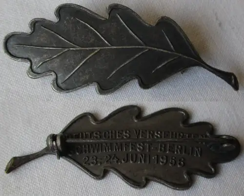 Abzeichen Deutsches Versehrten Schwimmfest Berlin 23.-24. Juni 1956 (158147)
