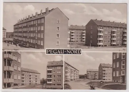 12044 DDR Mehrbild  Ak Pegau-Nord 1970