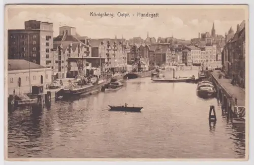 58191Ak Königsberg Ostpreussen Hundegatt 1927