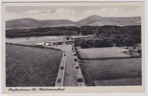 63915 Ak Großschönau in Sachsen Waldstrandbad um 1930