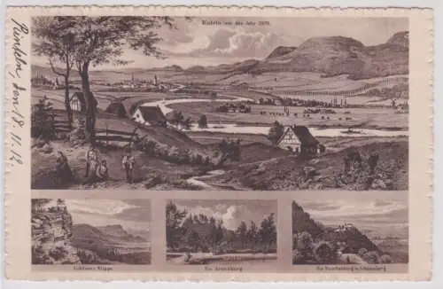 902955 Mehrbild Ak Rinteln um das Jahr 1870, 1912