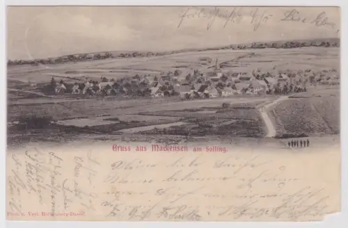 902816 Ak Gruß aus Mackensen am Solling Totalansicht 1900