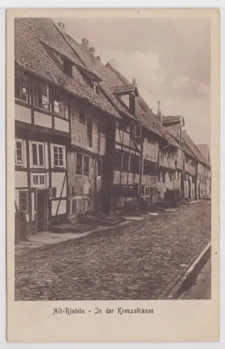 903089 Ak Alt-Rinteln in der Kreuzstrasse um 1920
