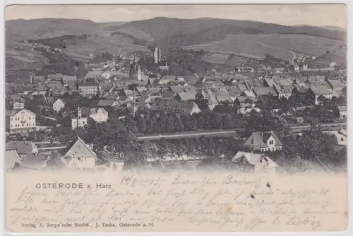 903186 Ak Osterode am Harz Totalansicht 1903