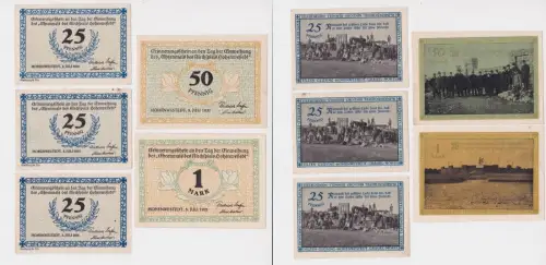 5 Banknoten Notgeld Gemeinde Hohenwestedt 3.7.1921 (138622)