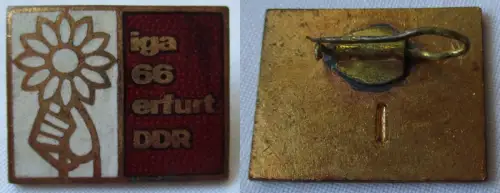 DDR Abzeichen IGA Internationalen Gartenbauausstellung Erfurt 1966 (116848)