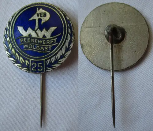 DDR Abzeichen Ehrennadel 25 Jahre VEB Peenewerft Wolgast (101251)