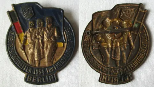 DDR Abzeichen II. FDJ Deutschlandtreffen Berlin 1954 (114465)