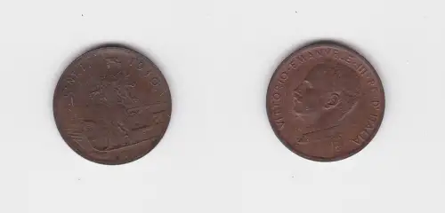 1 Centesimo Kupfer Münze Italien 1910 (129266)