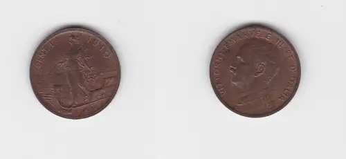 1 Centesimo Kupfer Münze Italien 1910 (123858)