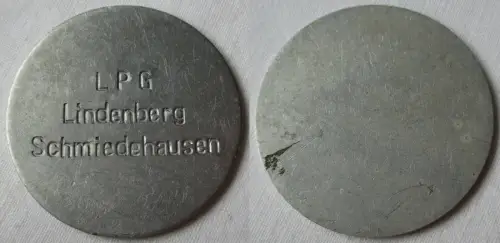 Aluminium Wertmarke LPG Lindenberg Schmiedehausen (134246)