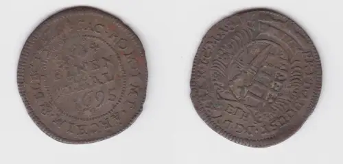 1/12 Taler Silber Münze Sachsen EPH 1695 f.ss (154171)