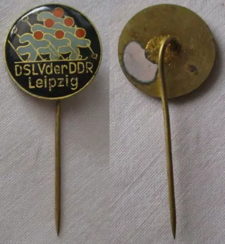 DDR Anstecknadel DSLV Bezirksorganisation Leipzig Skiläufer-Verband (154167)