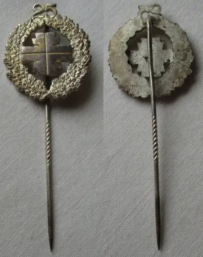 Anstecknadel 25 Jahre Deutscher Turnerbund FFFF Turnerkreuz um 1920 (142598)