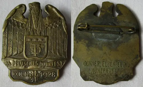 Abzeichen 14. Deutsches Turnfest Köln 1928 Deutsche Turnerschaft (121526)