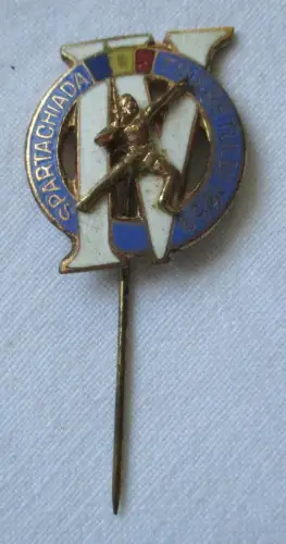 seltene emaillierte Anstecknadel IV. Spartachiada Tineretului 1959 (134367)