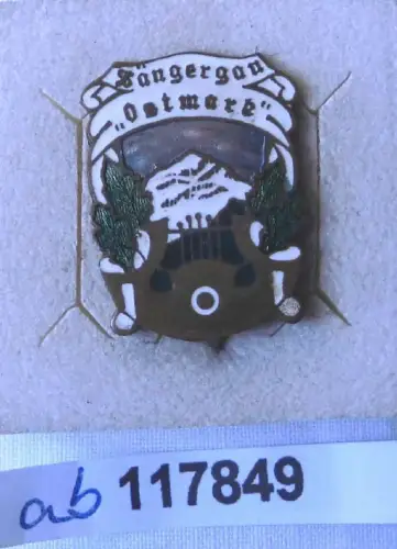 emailliertes Abzeichen Sängergau "Ostmark" um 1935 (117849)