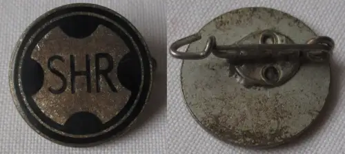 emaillierte Anstecknadel Abzeichen mit Buchstaben SHR (131838)