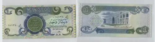 1 Dinar Banknote Irak Iraq 1994 bankfrisch UNC (129068)
