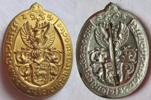 seltenes Blech Abzeichen Hirschberger Riesengebirgswoche 1935 (116290)