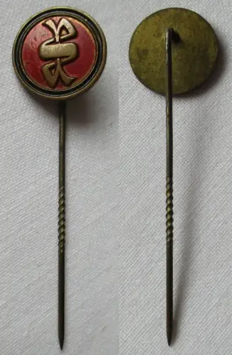 alte emaillierte Anstecknadel Mitgliedsabzeichen der SPD um 1930 (142316)