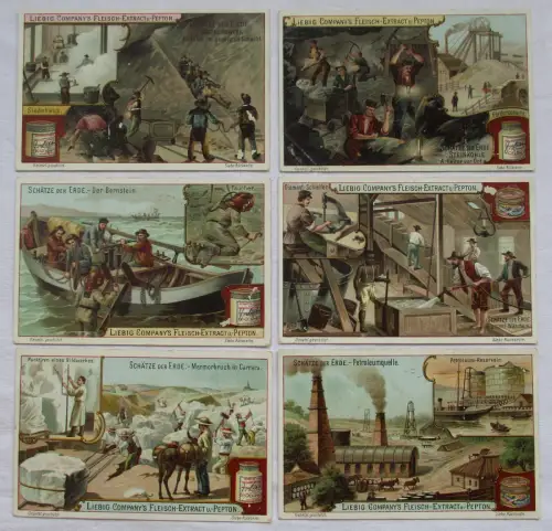 Liebigbilder Serie Nr. 471 Die Schätze der Erde Jahrgang 1900 (6/118131)