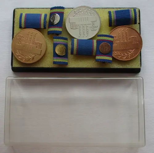 Medaille für Verdienste in der Energiewirtschaft in Bronze-Gold im Etui (127796)