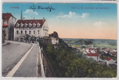 903100 AK Leisnig - Blick von der Hochstraße auf Fischendorf 1918