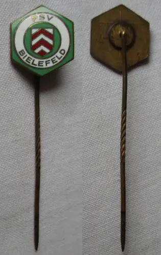 emaillierte Anstecknadel PSV Polizei Sport Verein Bielefeld um 1930  (137867)
