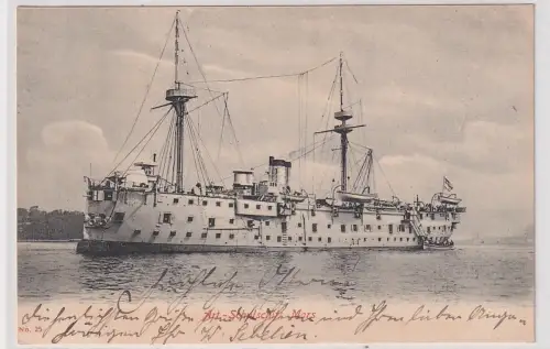 40485 Ak Artillerie-Schulschiff Mars 1904