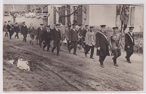 69273 Foto Ak Zörbig in Anhalt Festumzug Juli 1938