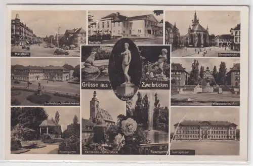 14702 Mehrbild Ak Grüsse aus Zweibrücken 1942