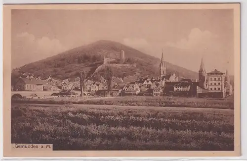 22071 Ak Gemünden a.M. um 1920
