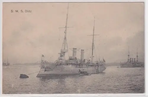 96246 Ak Deutsches Kriegsschiff S.M.S. Blitz um 1915