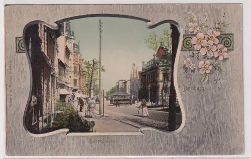 91718 Jugendstil Ak Bernburg Kaiserstrasse 1908