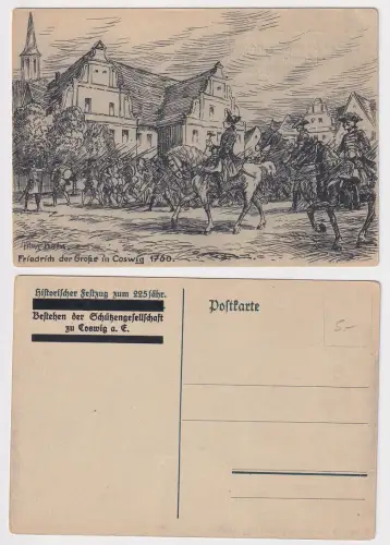 24718 AK Historischer Festzug zum 225jähr. Bestehen Schützengesellschaft Coswig