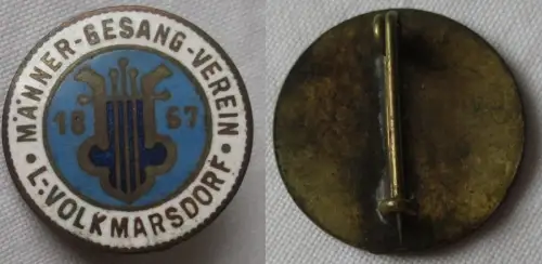 emailliertes Abzeichen Männer-Gesang-Verein Leipzig Volkmarsdorf 1867 (106162)