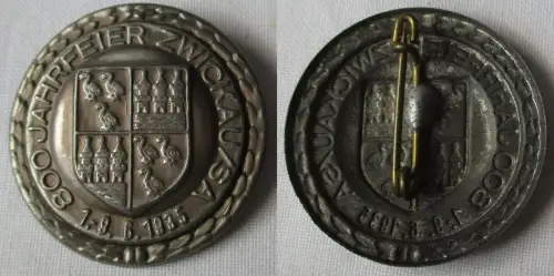 seltenes Blech Abzeichen 800 Jahrfeier Zwickau 1935 (146423)