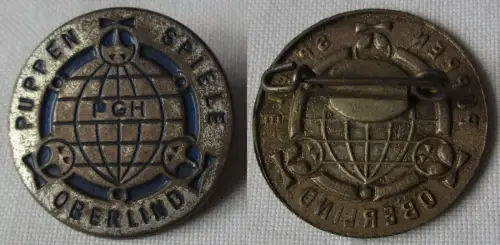 rares DDR Blech Abzeichen PGH Puppen Spiele Oberlind (145687)